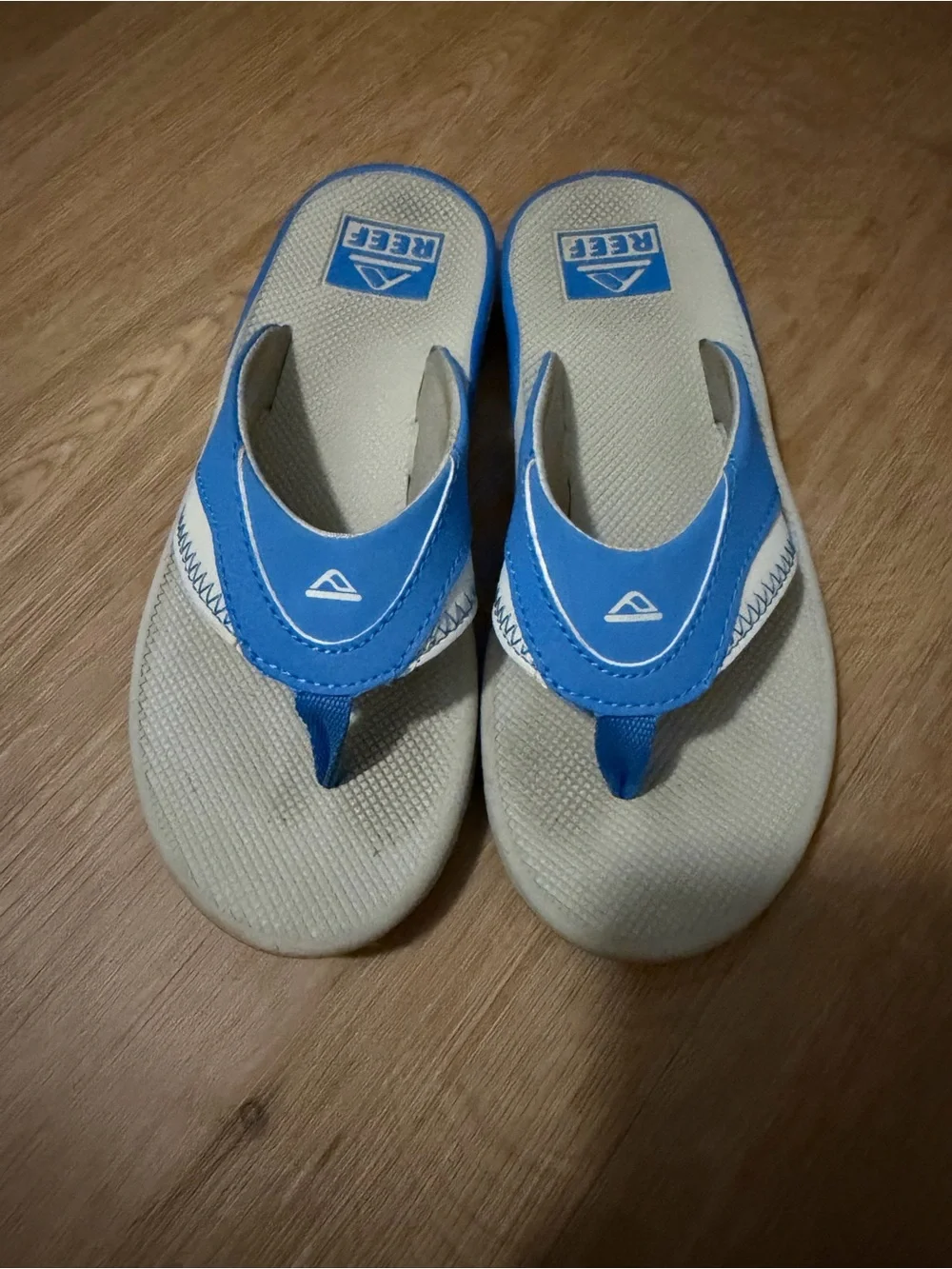 Reef Blue and Cream Casual Flip-Flops